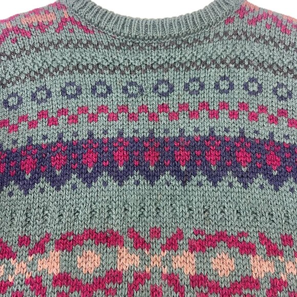 Vintage Craftcentre Cymru Gwynedd Wales Sweater Men's Pure Wool Sweater Size L - Picture 3 of 10